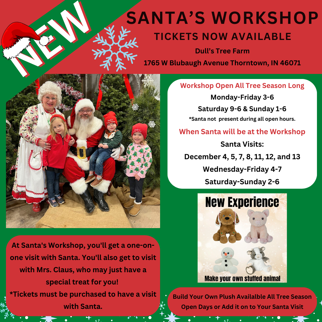 Santa's Workshop, Santa Visits, Indianapolis